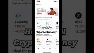 How to sell crypto currency? #cryptoseries 12 #shorts