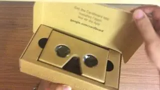 Google Cardboard unboxing