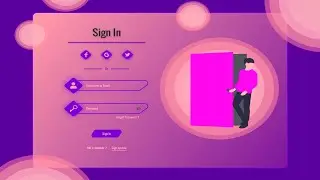 Creating a login form page HTML & CSS / Создание формы для входа в систему