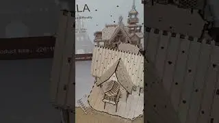3d puzzle wooden villa