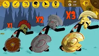 HACK EVOLUTION POWER OF ZOMBIE SHIELD LV1 TO LV999 GOLDEN SPEARTON | STICK WAR LEGACY | STICK MASTER