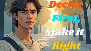 Decide First, Make It Right | A Powerful Motivational Story That Will Change How You Think