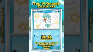 Top 10 RAREST Quaxly Pok&eacute;mon Cards #pokemon #pokemoncards #pokemontcg #pok&eacute;mon #top10 #tcg