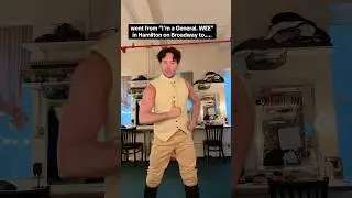 went from a general WEE in Hamilton on Broadway to&hellip; 👀🤫 #actor #broadway #theatre #hamilton