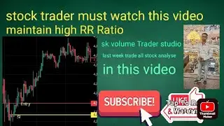 my intraday stock trading setup high RR Ratio maintain #trading #intradaytrading #subscribe