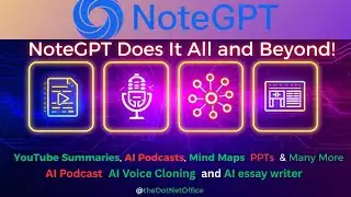 NoteGPT: AI Podcast, AI Voice Cloning, AI essay writer and many more #educational #ai #technology