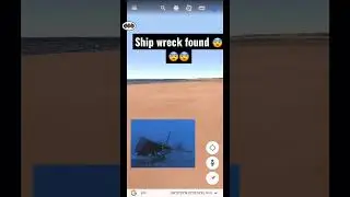 Ship wreck found 😱😱on #googleearth
