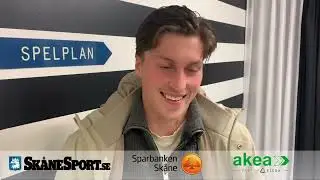 Kevin Jensen efter f&ouml;rsta tr&auml;ningen med BoIS 2025.