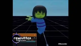 Undertale rewritten timelines frisk emote by sanitizer