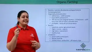 Class 11th – Organic Farming in India | Indian Economics | Tutorials Point