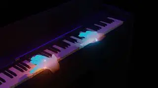Interstellar Piano Project - A Blender Animation (no background)