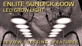 Обзор и тестирование светодиодного фитолампа Enlite Sundisk 600 Вт (высокая равномерность!)