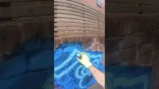 Mr Teeny from The Simpsons Street Art in Crystal Palace - Fat Cap Sprays