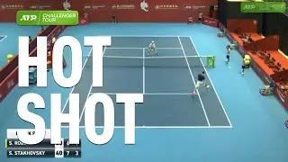 Hot Shot: Stakhovsky Strikes Double Tweener In Taipei