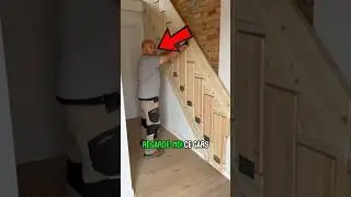 Гений изобрел складную лестницу 🤯