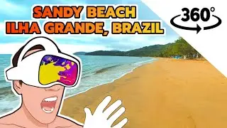 🏖️ Sandy Beach with Ambient Sound | 🥽 360 Video Experience 4K