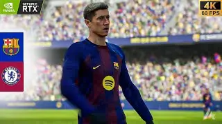 eFootball 2026 | FC Barcelona 🔴🔵 vs Chelsea 🔵⚪ | Ultra Realistic RTX eFootball Gameplay | 4K 60FPS