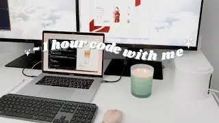 ~ 1 Hour Code With Me / Study With Me (with Music)