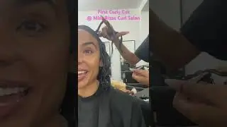 First Curly Cut @ Miss Rizos Curl Salon in Brooklyn, NY. #curlyhair #beauty #hair #firstvlog