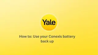 How to: Use the battery back up on Conexis