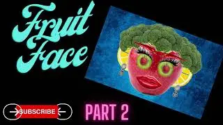How to design fruit face project using Photopea. Part 2