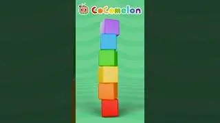 Learn With RAINBOW Blocks! 🌈 Kids Stacking Game