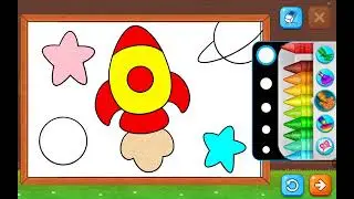 &ldquo;Coloring a Rocket 🚀 | Learn Colors for Kids | Tiny Color Tales&rdquo;