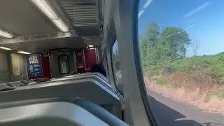 SEPTA: Silverliner IV Trenton RR Line Train Ride from Bristol to Trenton Transit Ctr