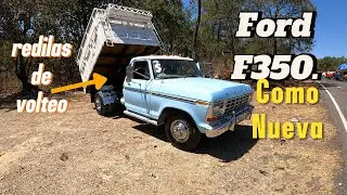 ford F350 Redilas de Volteo RESTAURADA al 100% a Excelente precio