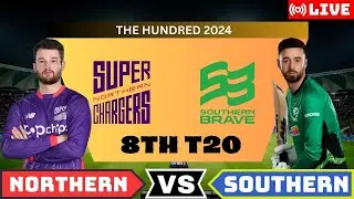 The Hundred Live: Northern Superchargers  vs Southern Brave  Match | NS vs SB Live || 100b live