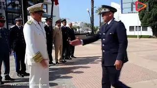 مراسيم تحية العلم بساحة عمالة أكادير إداوتنان بمناسبة الذكرى العشرين لعيد العرش المجيد