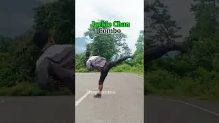 Jackie Chan fighting skills #tutorial #martialarts #shorts