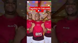 TAGALOG против CEBUANO | Одна страна, разные слова?!