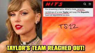 Taylor Swift REACT To TS12 Album RUMORS That Reveal ITS COMING🚨