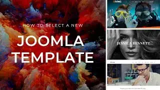 How to select a new Joomla template