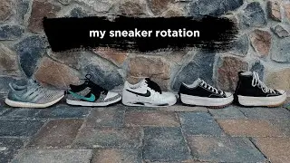 my simple sneaker rotation 2021 | converse run star hike and more | minimal hypebeast