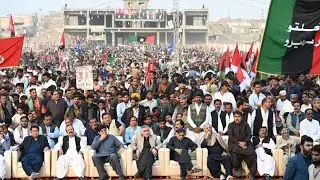 #PPP Jalsa Stadium in Larkano CM Sindh Address & MPA Jameel Ahmed SOOMRO. 