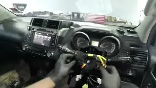 TOYOTA land cruiser Prado clock spring replacement