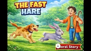 The Fast Hare 🐇 | Short Moral Story for Kids | Learn Why Need Makes You Strong