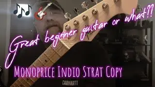 Monoprice Indio Strat Copy Review and Demo