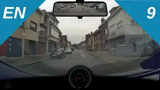 Driving hazard perception test #9 - Multiple-choice answers in English