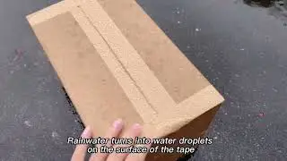 Self adhesive kraft paper tape testing.