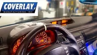 G35 Coverlay Dash Cover Install! No more ugly cracks!