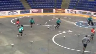 BC Hawks vs. Kelowna Blitz - 2013 BC Ball Hockey Provincial Women's Div Final Game Period 1