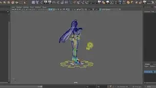 Rigging junior: Maya 2020 - columna y piernas para un modelo de Anka del videojuego TOF