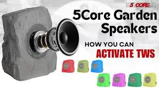 How to Connect 5 Core TWS Garden Speaker 4pcs &ndash; Easy Setup Guide
