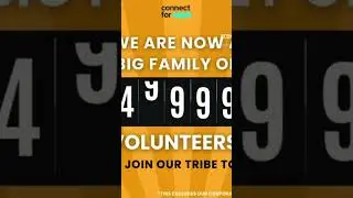 #50KVolunteers #ChangeMakers #ConnectFor