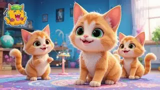 Cat Song for Kids&nbsp; | Meow Meow Kitty | Baby Songs & Rhymes   Meow meow meow meow little fluffy cat