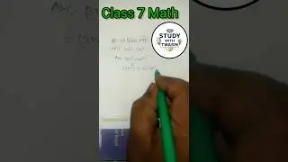 💥 Math Problem Solution #studywithtwasin #maths #shorts #trending #youtubeshorts #song #newmusic