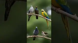 natural birds sound #nature #cartoon #islamic #kids